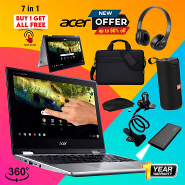 7 In 1 Bundle Offer ACER 360 Touchscreen Chromebook
