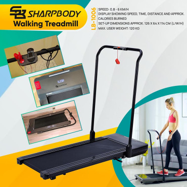 SharpBody Walking Treadmill LB-1006